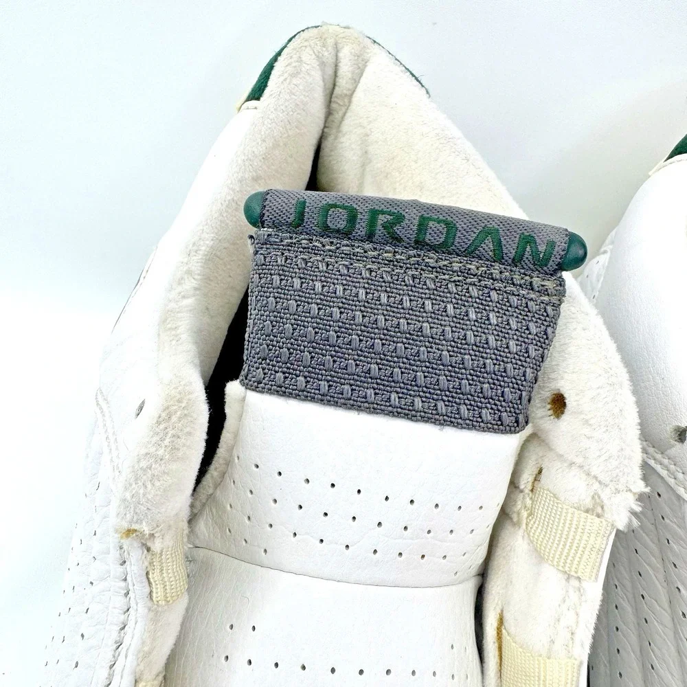 Nike Air Jordan 14 Retro Forest Green White 2005 Size 13 311832-131 No Laces - Picture 7 of 16